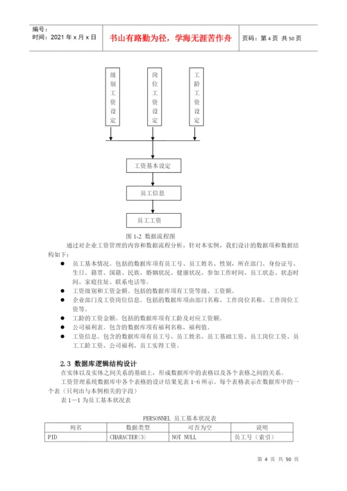 职工工资管理系统论文x.docx