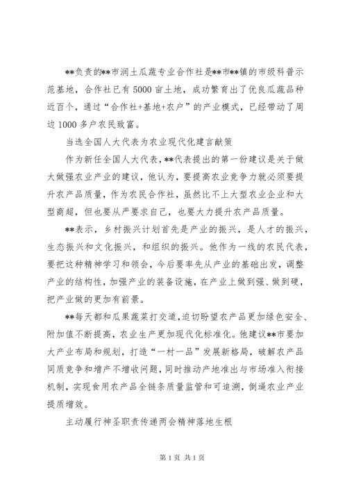 人大代表先进事迹材料13篇.docx