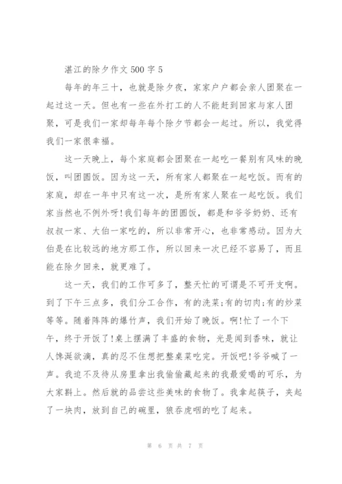 湛江的除夕作文500字左右5篇.docx