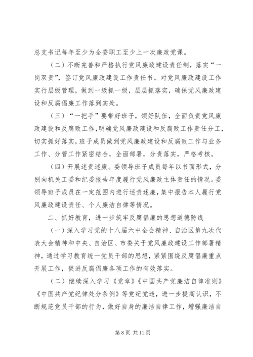 党风廉政建设年终总结.docx