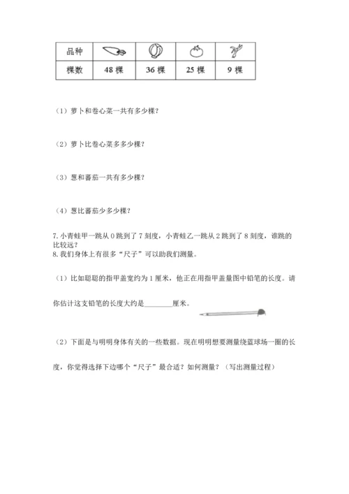 小学二年级上册数学应用题100道精品（达标题）.docx