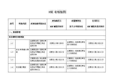 hse考核细则655