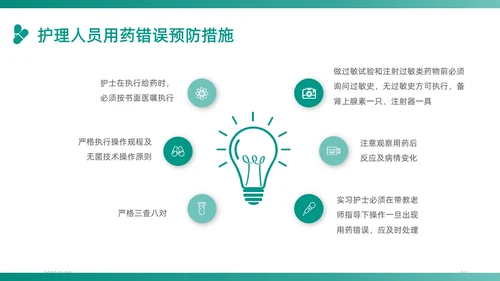 绿色插画卡通简约商务护理应急预案医学医疗重症培训动态PPT应急培训