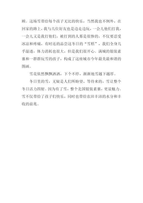 冬雪作文800字0.docx