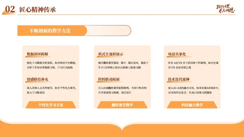 橙色学院风感恩教师节PPT模板