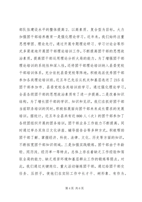 共青团干部队伍建设的调查与思考 (2).docx