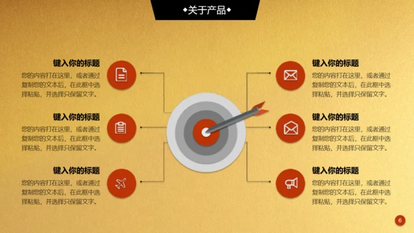 金色背景创业融资商业计划书通用PPT模板