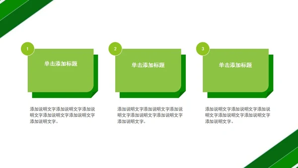 绿色简约几何形状教学教育培训PPT模板