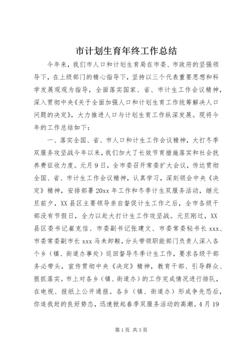 市计划生育年终工作总结.docx