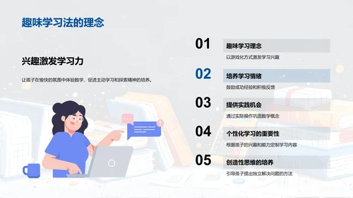 数学学习兴趣提升法PPT模板