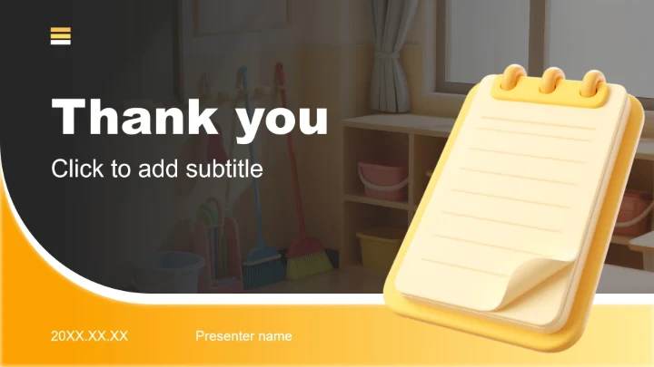 黄色3D风大学班委竞选述职报告PPT主题模板