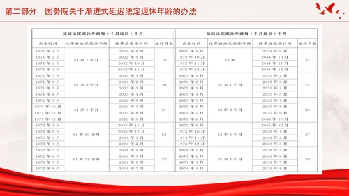 全国人大常委会关于实施渐进式延迟法定退休年龄的决定专题党课PPT