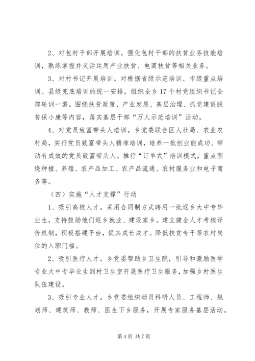 抓党建促脱贫保小康工作计划.docx