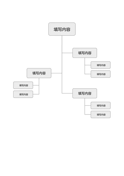 灰色简约基础思维导图