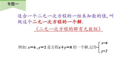 第八章  二元一次方程   复习课件（共12张PPT）