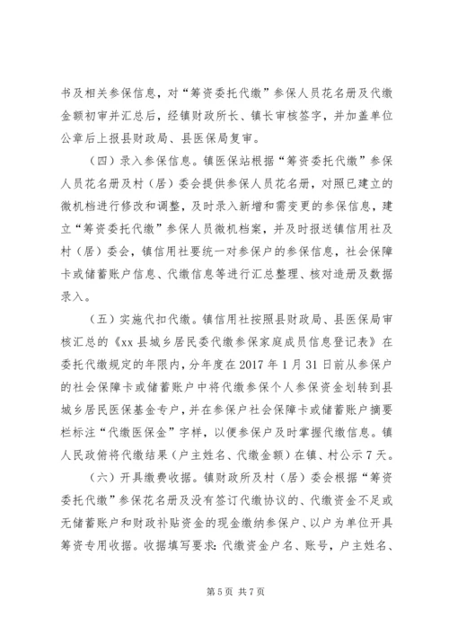 乡镇居民基本医疗保险筹资计划.docx