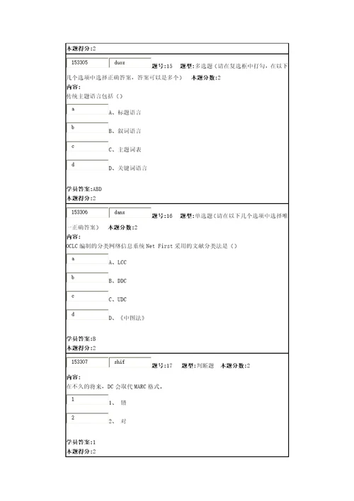 信息组织第2次作业