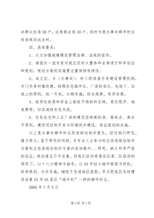 村庄改造规划初步方案 (10).docx