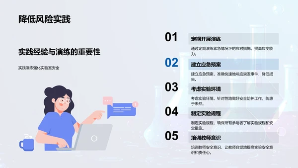 高中化学实验安全PPT模板