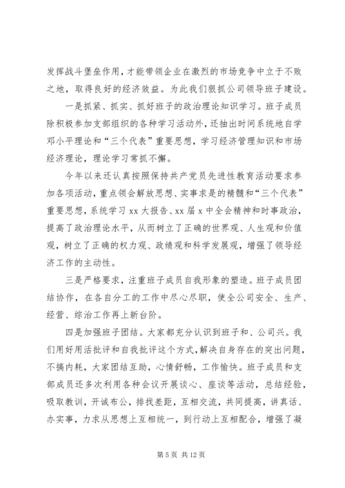 企业党建个人工作述职报告.docx