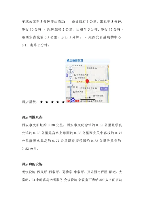 西安凯悦酒店的市场调研.docx