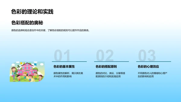 初中美术教学PPT模板