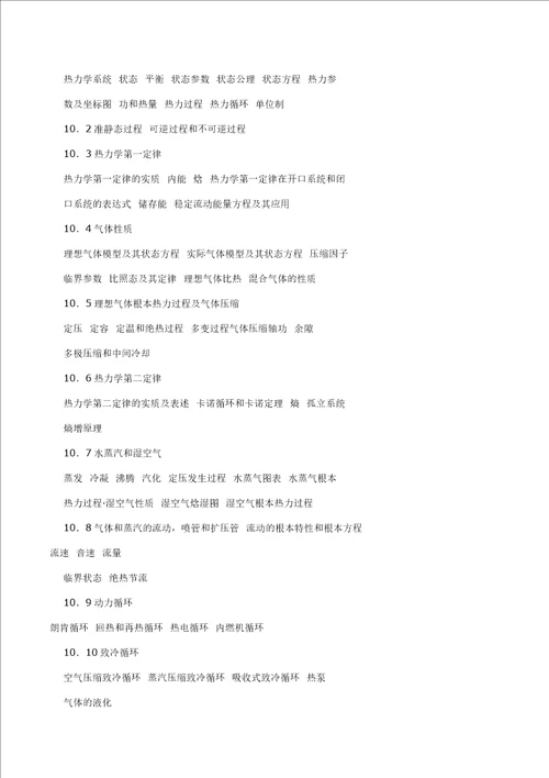 注册公用设备工程师基础考试大纲