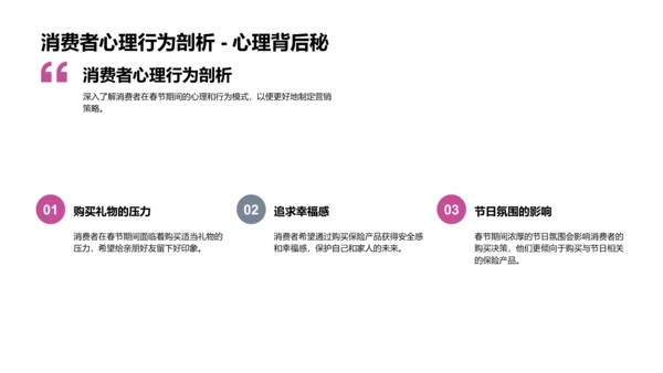 春节保险营销策略PPT模板