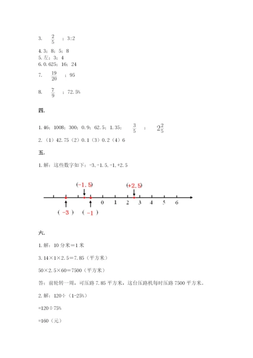 洛阳市小学数学小升初试卷附答案.docx