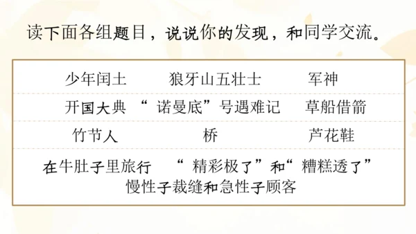 【六上课件】第八单元语文园地