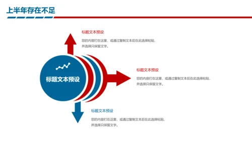 时尚精美上半年年中工作报告及下半年工作计划PPT模板
