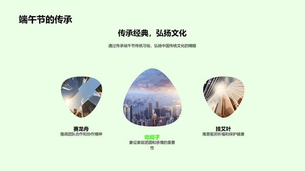 端午节的企业文化分享PPT模板