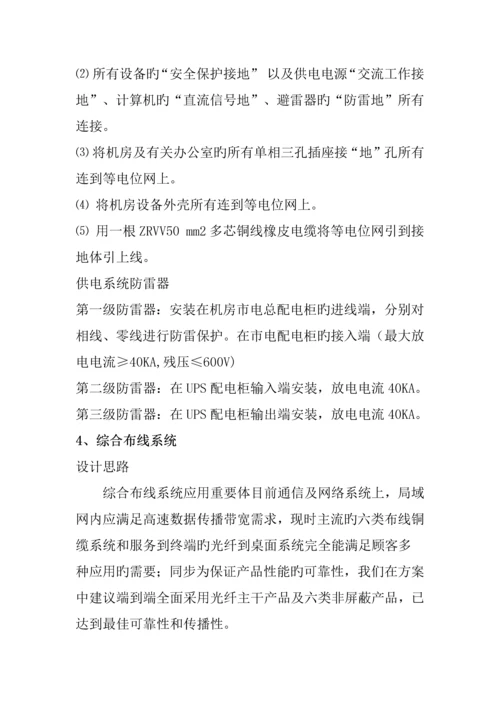 最完整的弱电机房建设专题方案.docx