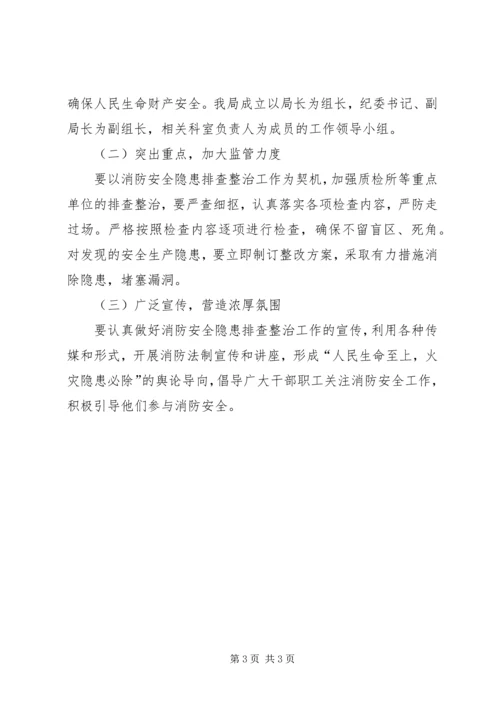 质监局消防安全实施方案.docx