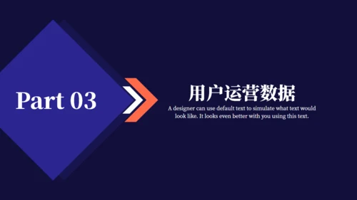 简约商务风企业运营报告通用PPT模板