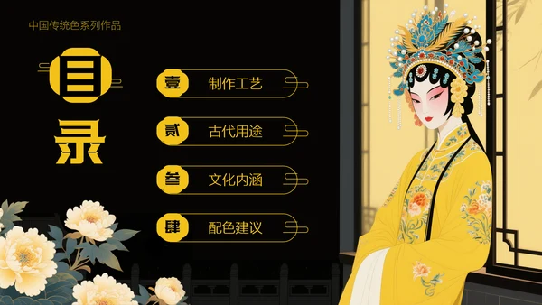 中国传统色之藤黄