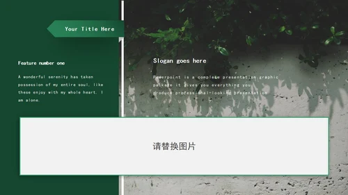 绿色简约毕业答辩宣传PPT模板