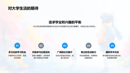 高三生活学习总结PPT模板