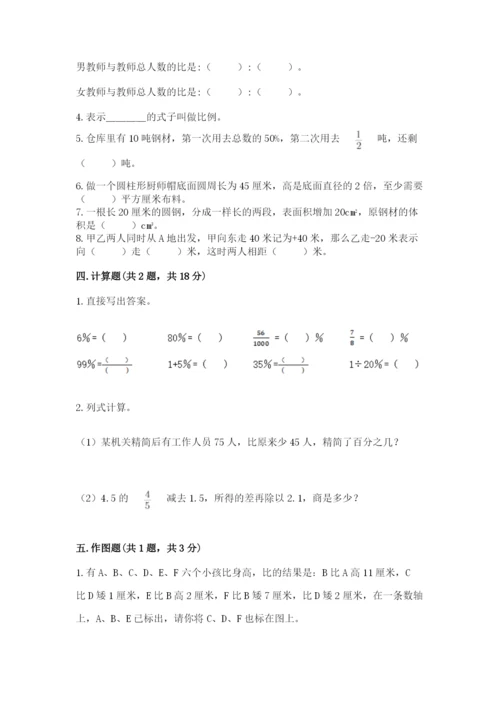 小学六年级下册数学期末卷附完整答案（夺冠系列）.docx