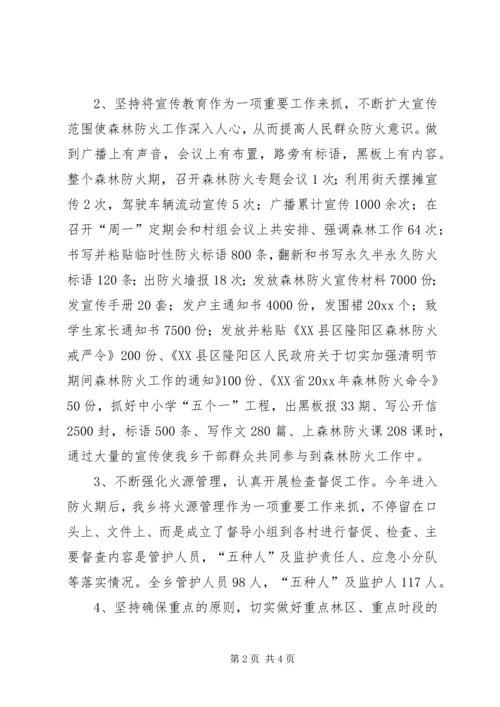 乡镇森林防火工作情况总结.docx