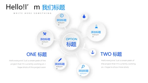 蓝色简约医疗学术报告通用动态PPT