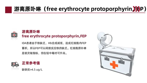 红色简约风缺铁性贫血常规知识培训PPT模板护理