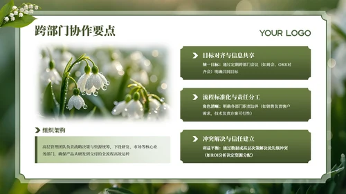 绿色清新员工培训PPT模板