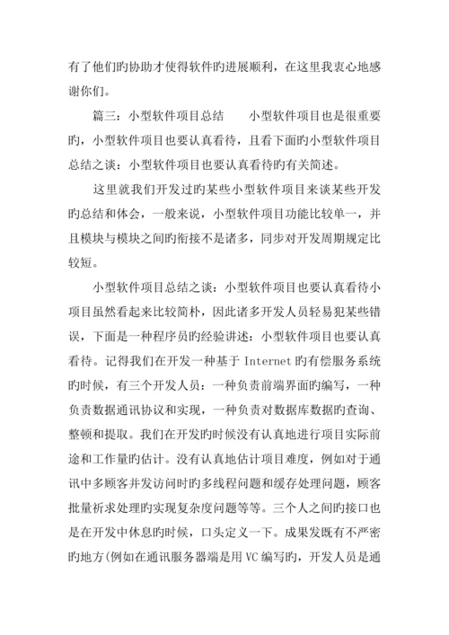 软件项目的个人总结报告.docx