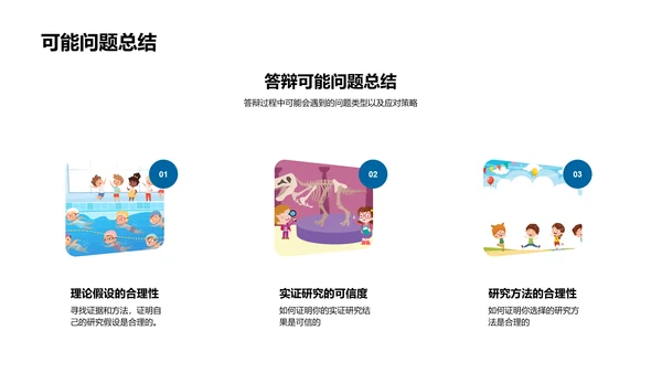 答辩技巧解析PPT模板