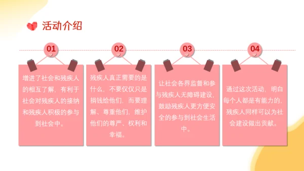 关爱残疾人全国助残日通用PPT课件模板