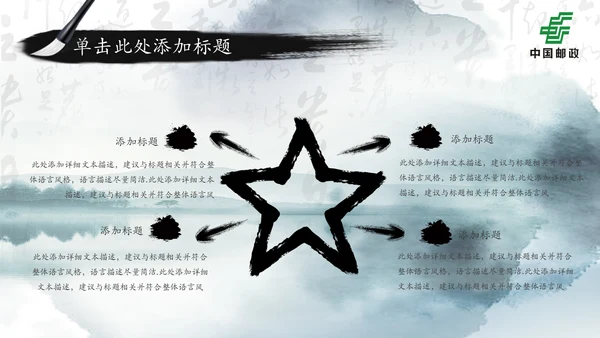 中国邮政储蓄银行邮储邮局动态PPT模板