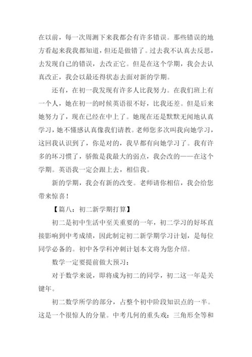 初二新学期打算作文.docx