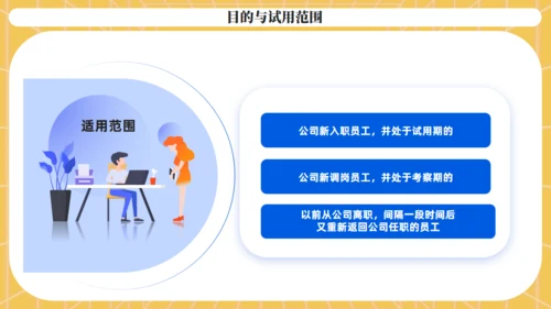 新员工试岗管理考核通用PPT课件模板