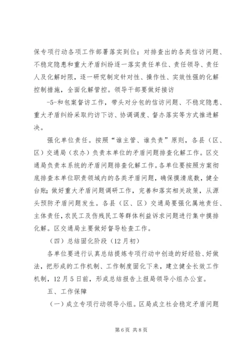 影响社会稳定矛盾问题摸排调研工作报告 (5).docx